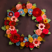 Felt Floral Wreath - image 2
