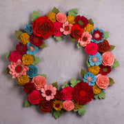 Felt Floral Wreath - image 5