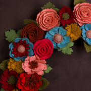 Felt Floral Wreath - image 6
