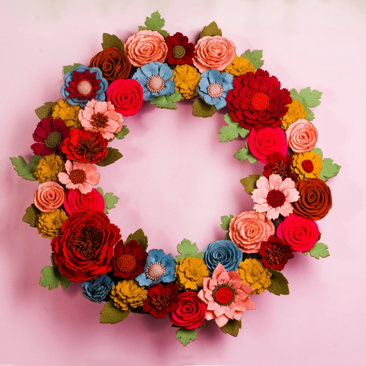 Felt Floral Wreath - image 10