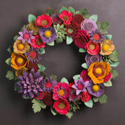Felt Floral Wreath - Style 2 - image 2