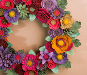 Felt Floral Wreath - Style 2 - image 6
