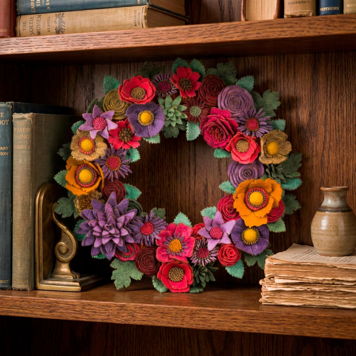 Felt Floral Wreath - Style 2 - image 7