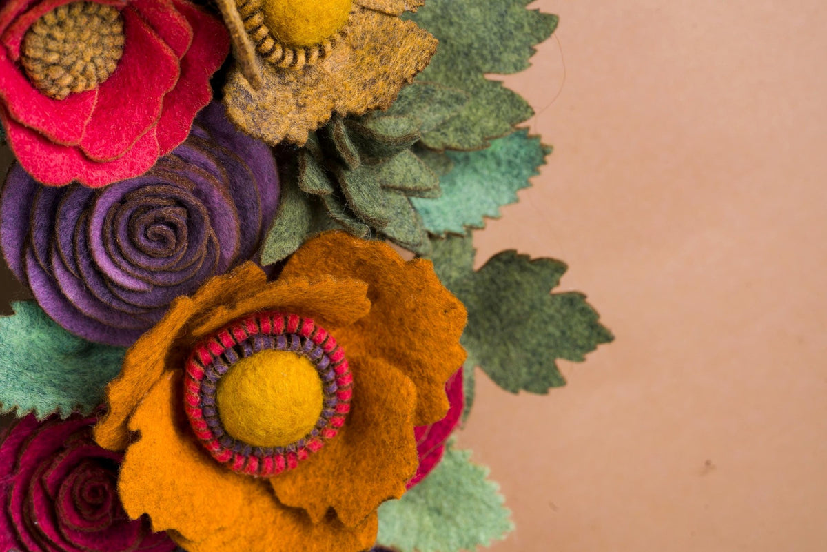 Felt Floral Wreath - Style 2 - image 8