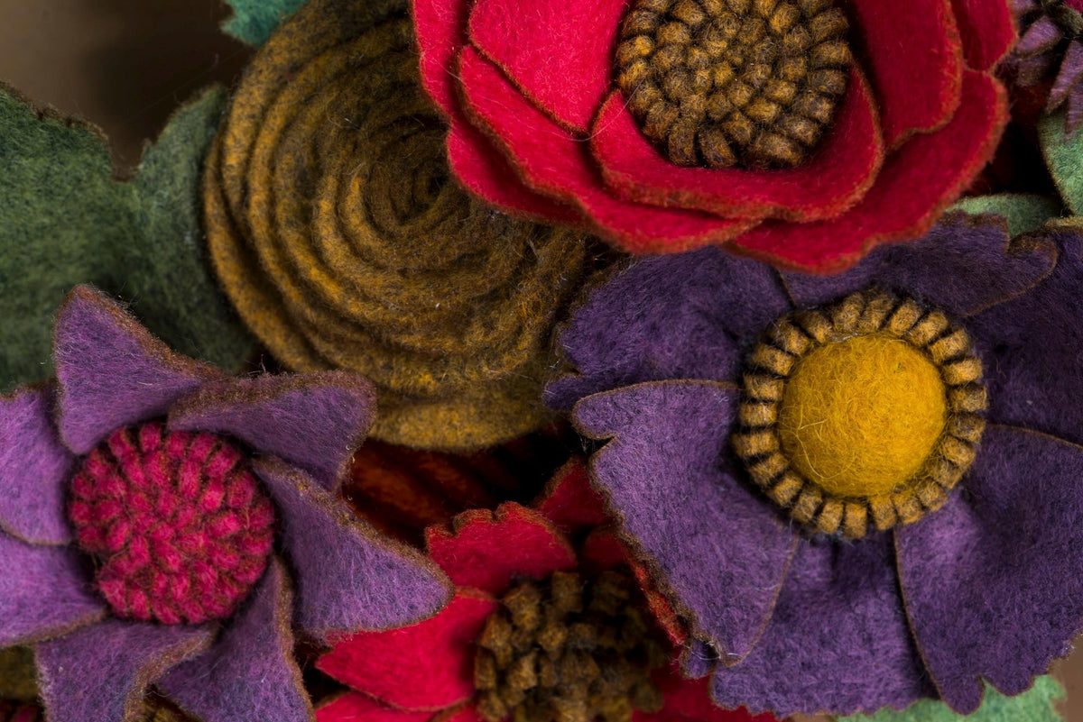 Felt Floral Wreath - Style 2 - image 10
