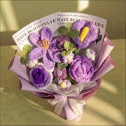 Large Mixed Crochet Flower Bouquet - image 4