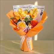 Large Mixed Crochet Flower Bouquet - image 5