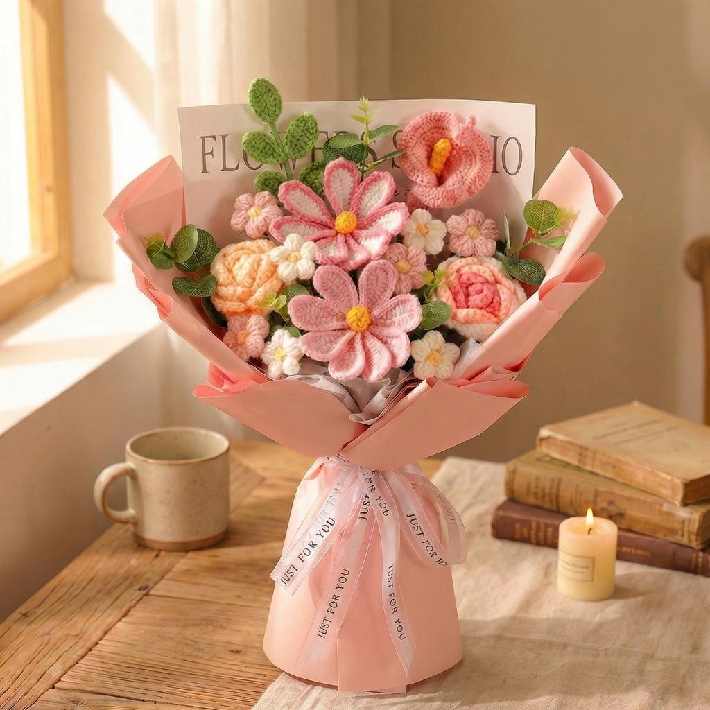 Luxury Crochet Flower Bouquet - image 1