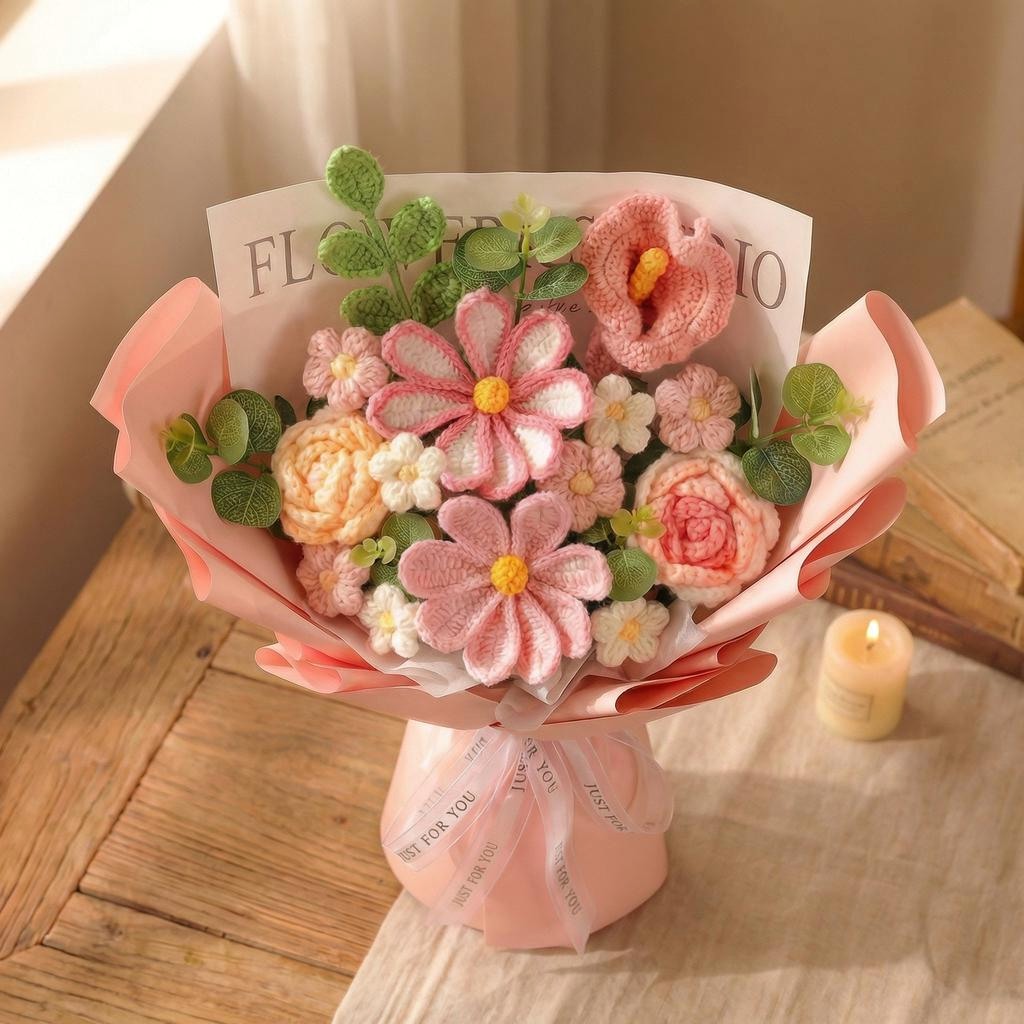 Luxury Crochet Flower Bouquet - image 2