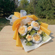 Pastel Crochet Rose Bouquet - image 10