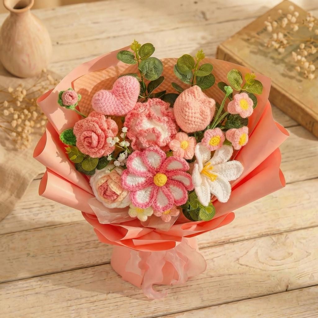 Prestige Crochet Flower Bouquet - image 2