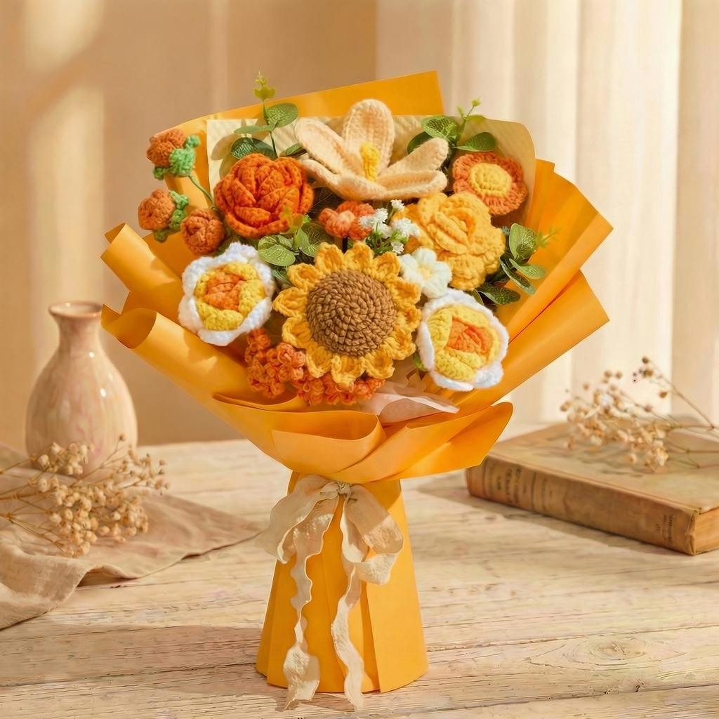 Prestige Crochet Flower Bouquet - image 3