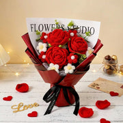 Romantic Crochet Flower Bouquet - image 5