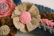 Rustic Felt Floral Wreath - image 6
