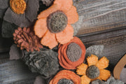 Rustic Felt Floral Wreath - Style 4 - image 7