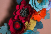 Rustic Felt Floral Wreath - Style 7 - image 7