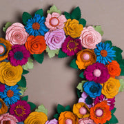 Rustic Felt Floral Wreath - Style 8 - image 3