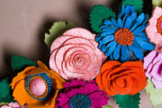 Rustic Felt Floral Wreath - Style 8 - image 8