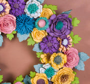 Wildflower Felt Wreath - image 3