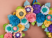Wildflower Felt Wreath - image 4