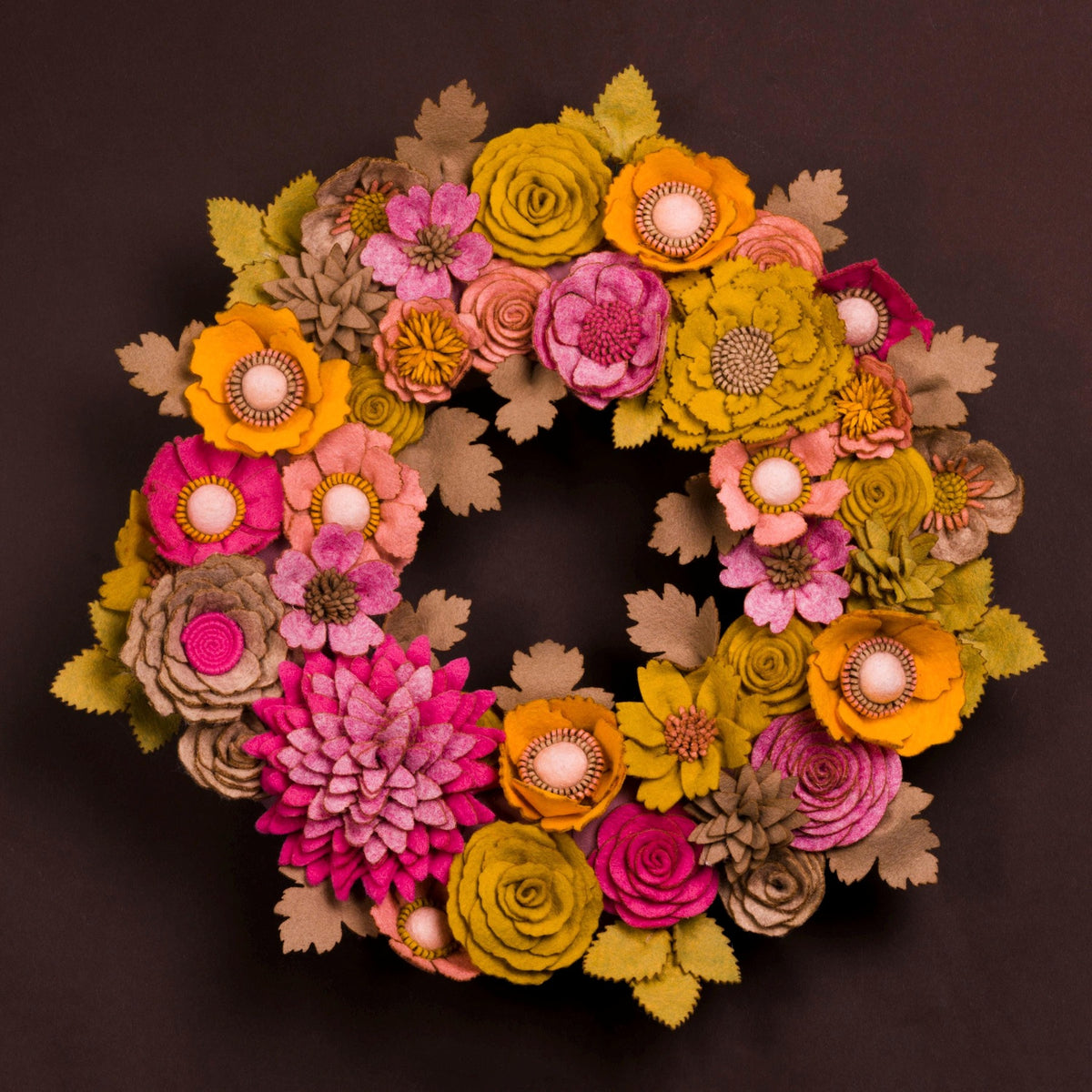 Wildflower Felt Wreath - Style 2 - image 2