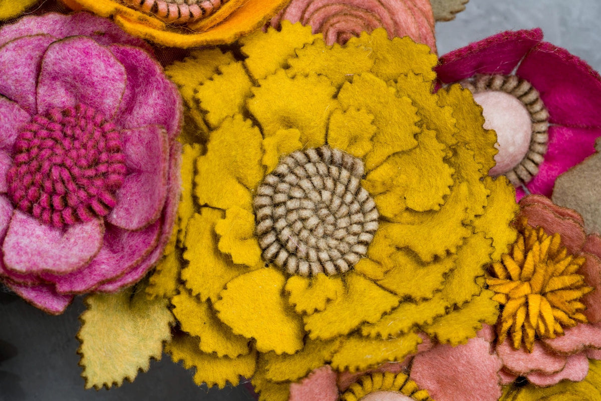 Wildflower Felt Wreath - Style 2 - image 3