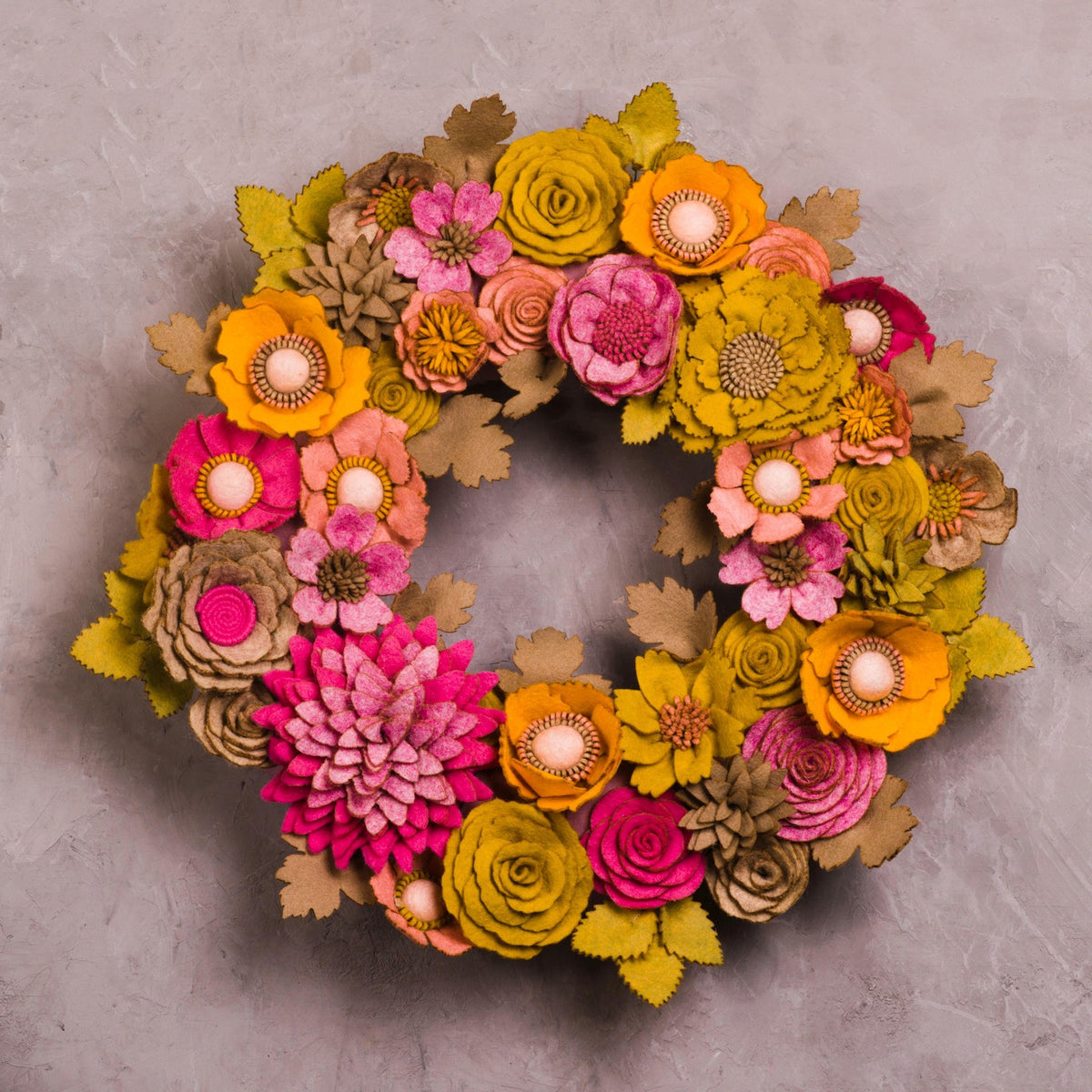 Wildflower Felt Wreath - Style 2 - image 8