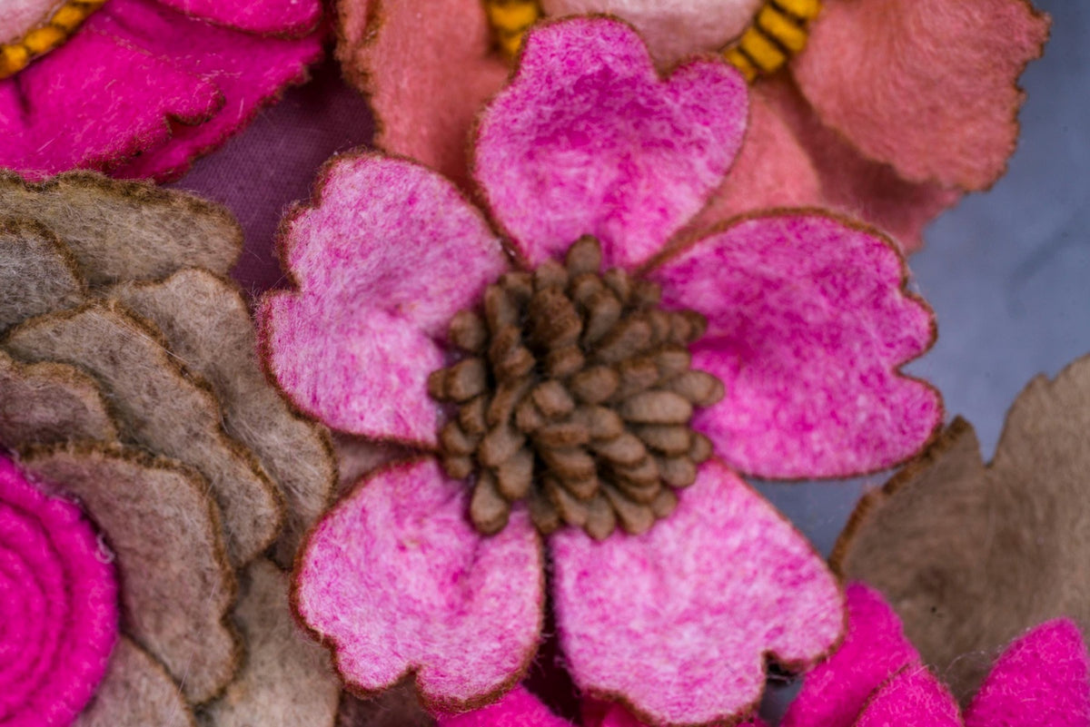 Wildflower Felt Wreath - Style 2 - image 10