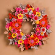 Wildflower Felt Wreath - Style 3 - image 1