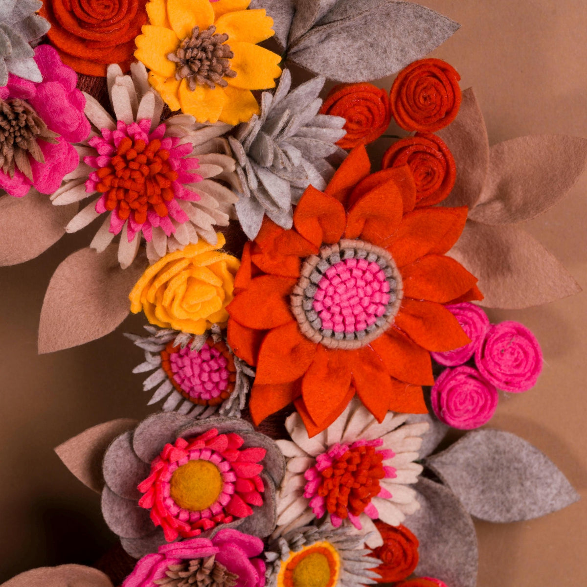 Wildflower Felt Wreath - Style 3 - image 3