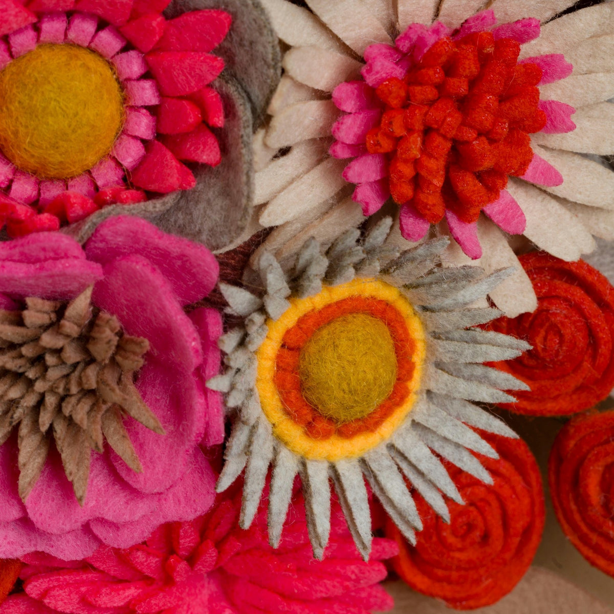 Wildflower Felt Wreath - Style 3 - image 8