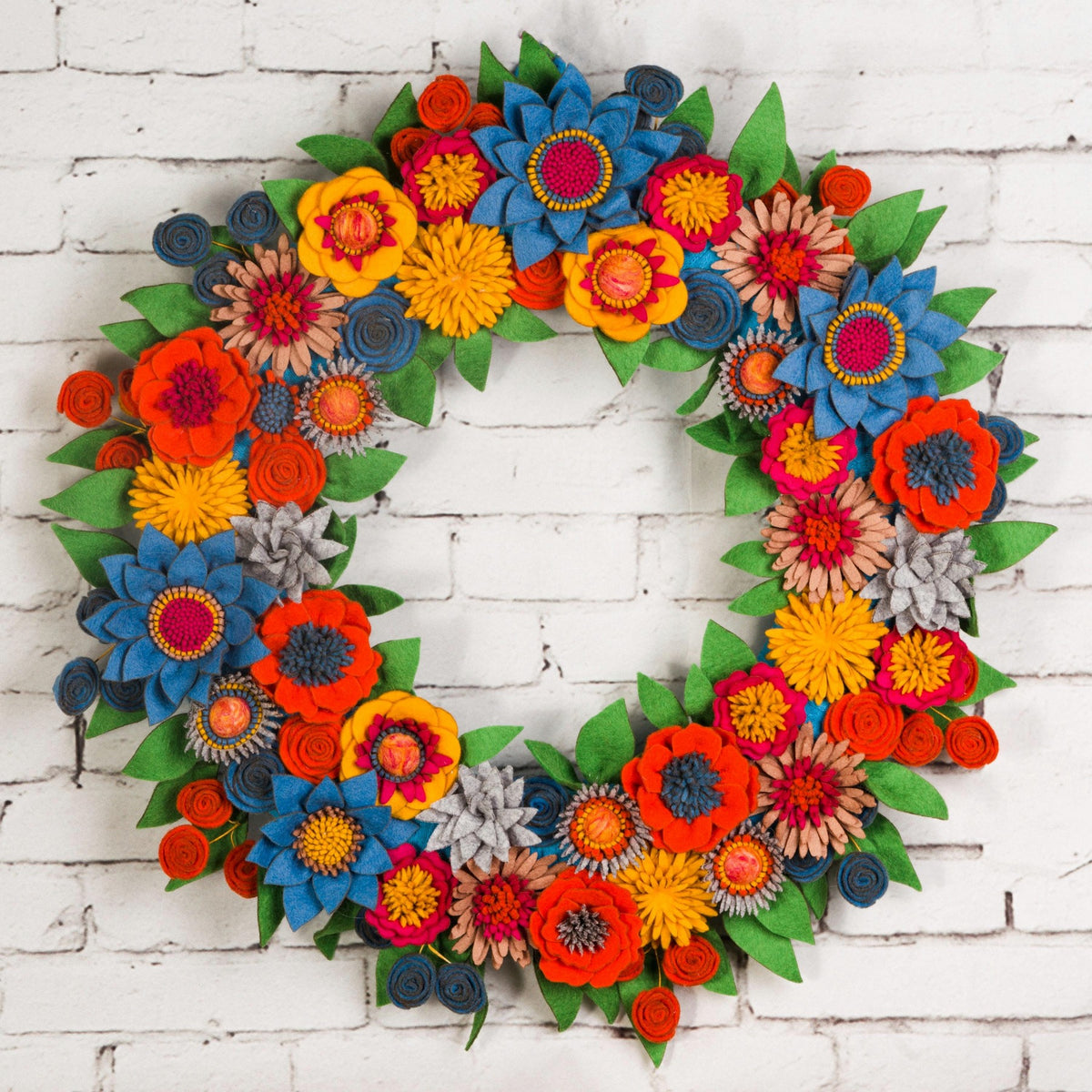 Wildflower Felt Wreath - Style 4 - image 2