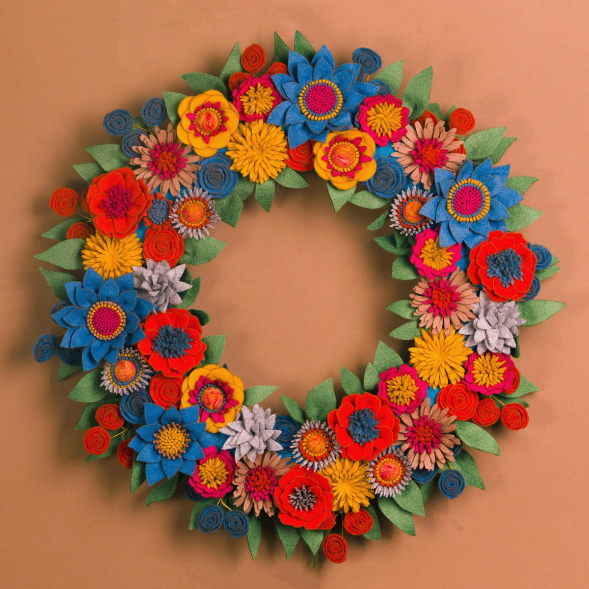 Wildflower Felt Wreath - Style 4 - image 6
