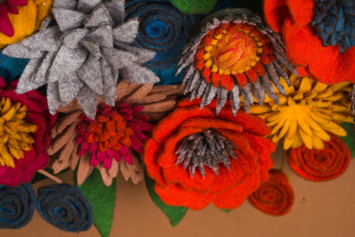Wildflower Felt Wreath - Style 4 - image 10