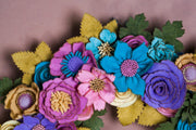 Wildflower Felt Wreath - Style 5 - image 2