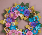 Wildflower Felt Wreath - Style 5 - image 3