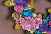 Wildflower Felt Wreath - Style 5 - image 4