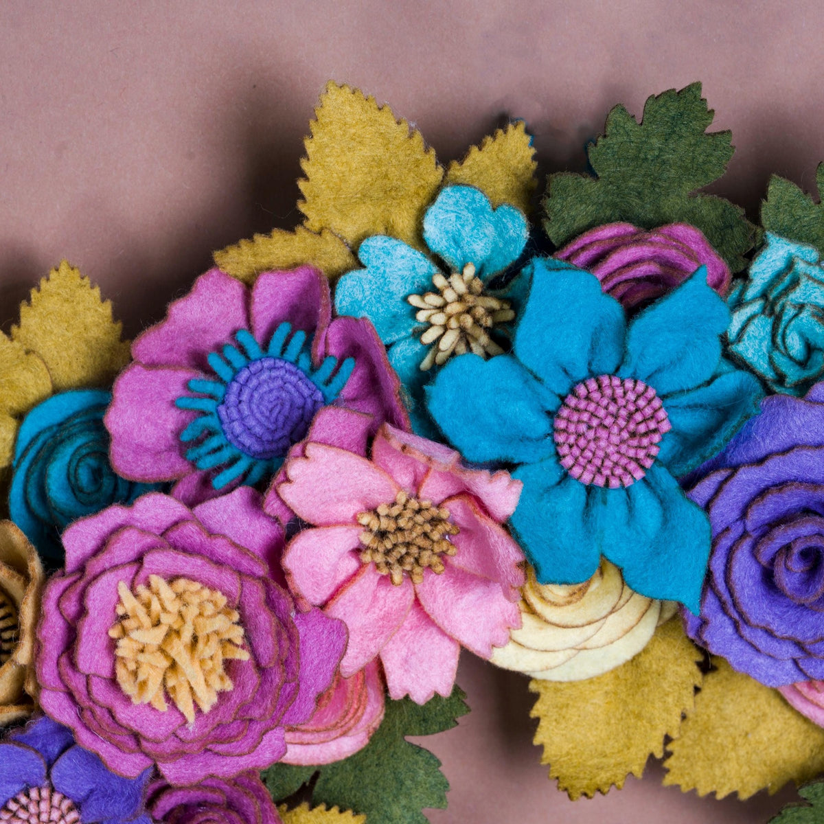 Wildflower Felt Wreath - Style 5 - image 7